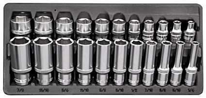 OEMTOOLS 22962 22-Piece SAE Socket Set