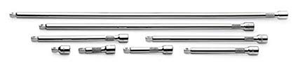 SK 4539 8 Piece 3/8-Inch Drive 1-1/2-Inch, 3-Inch, 4-Inch, 6-Inch, 8-Inch, 10-Inch, 18-Inch and 24-Inch Wobble Extension Set