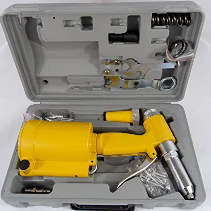 Pneumatic Air Hydraulic Pop Rivet Gun Riveter Riveting Tool W/case