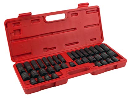 Performance Tool M796 38-Piece Impact Socket Set