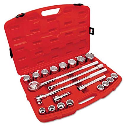 Crescent CTK21SAE 3/4-Inch SAE Mechanics Tool Set, 21-Piece