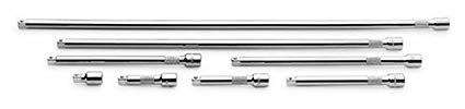 SK 4538 8 Piece 1-1/2-Inch, 3-Inch, 4-Inch, 6-Inch, 8-Inch, 10-Inch, 18-Inch and 24-Inch 3/8-Inch Drive Extension Set