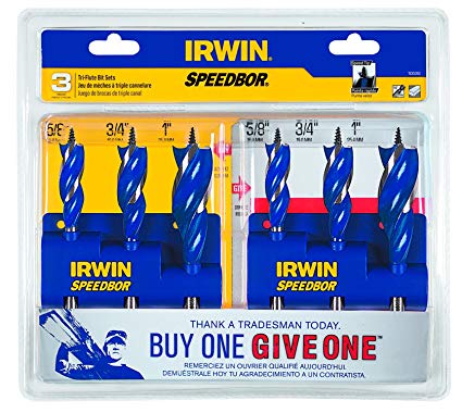 Irwin 1835090 Speebor Max Spade Bit Set, 3-Piece - Buy One, Give One